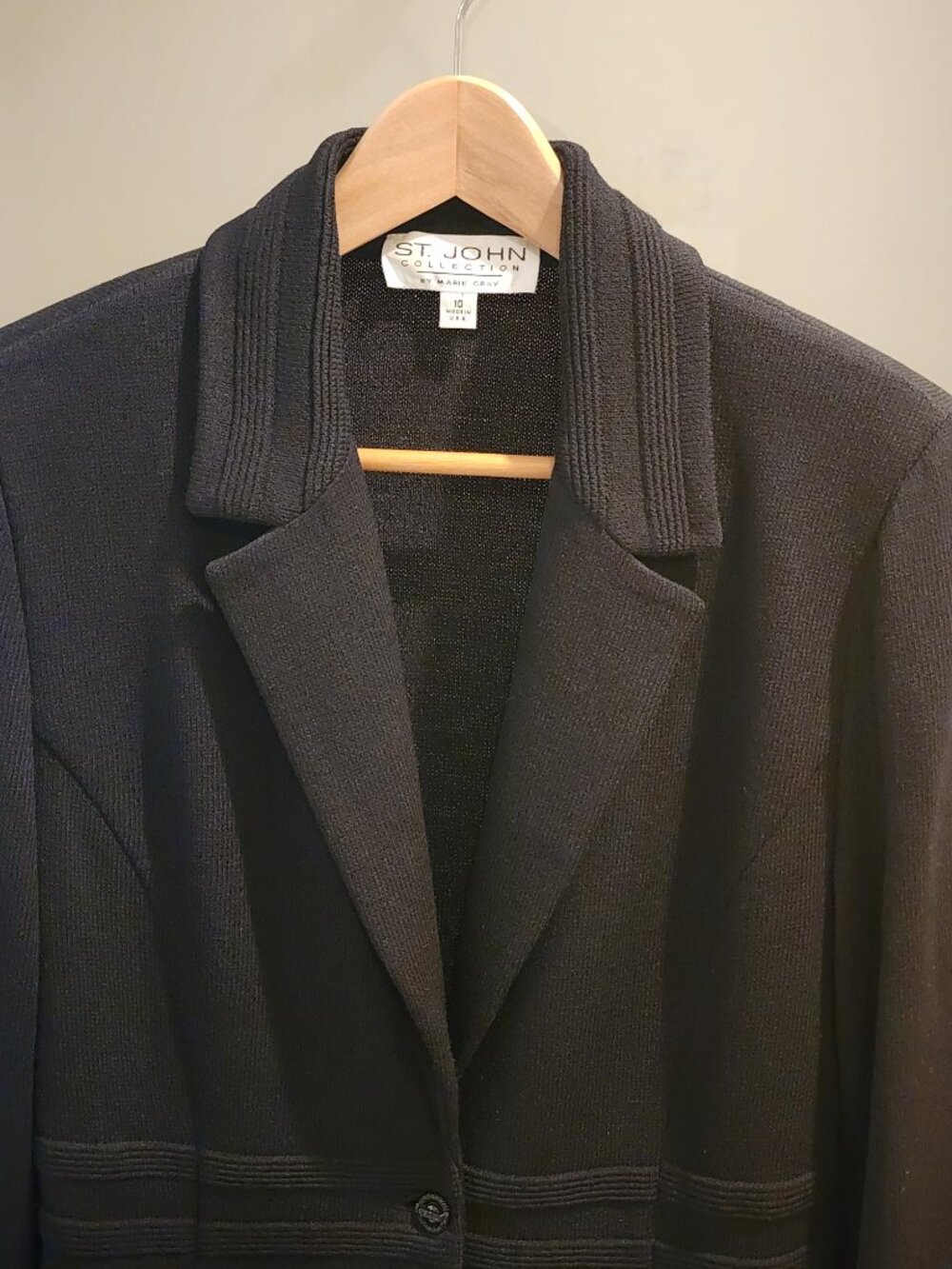 Excellent!!| US 10| ST JOHN: Mid-length Lightweight Fit&Flare Blazer Coat - Picture 2 of 16